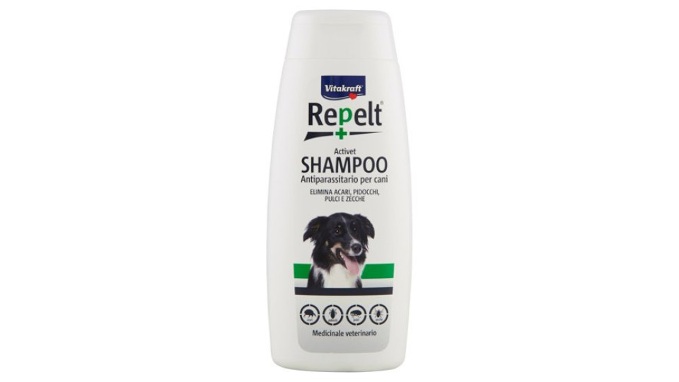 Vitakraft Repelt Shampoo Antiparassitario per cani 250 ml