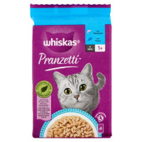 Whiskas Pranzetti Cibo Umido Gatto con Salmone e Tonno in Salsa 6 x 50 g