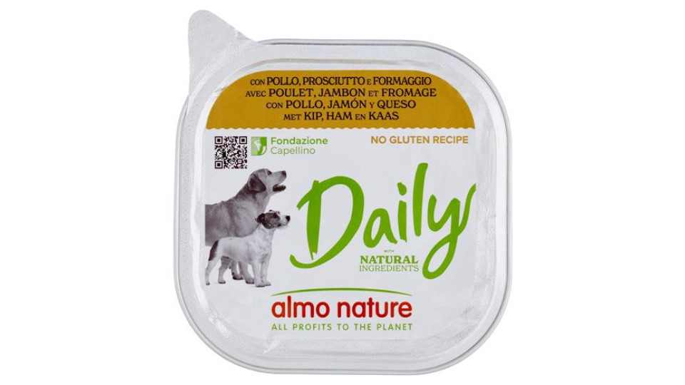 almo nature Daily con Pollo, Prosciutto e Formaggio 300 g