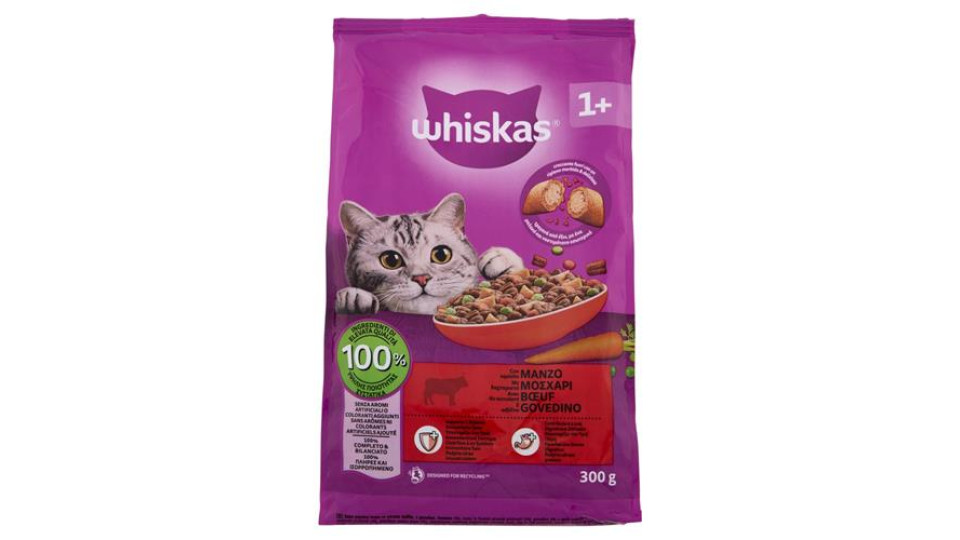 whiskas 1+ Anni con Manzo 300 g