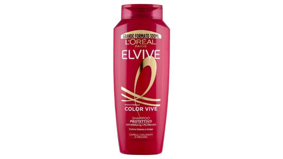 Elvive Color Vive Shampoo Protettivo, per Capelli Colorati o Meches, 300 ml