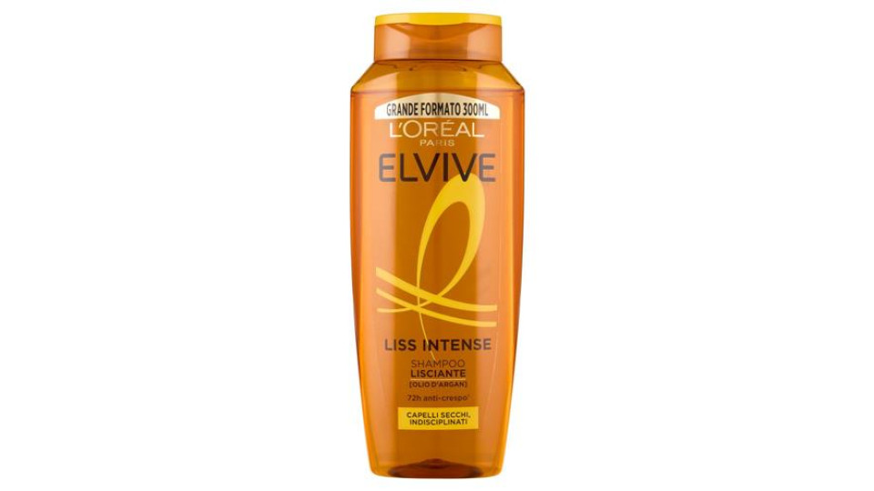 Elvive Liss Intense Shampoo Lisciante, per Capelli Secchi, Indisciplinati, 300 ml