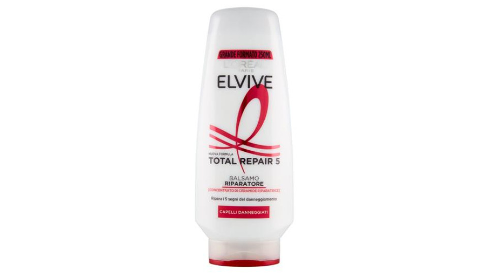 Elvive Total Repair 5 Balsamo Riparatore, per Capelli Danneggiati, 250 ml