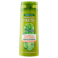Garnier Fructis Shampoo Capelli Secchi 2in1, shampoo per capelli secchi e danneggiati, 250 ml