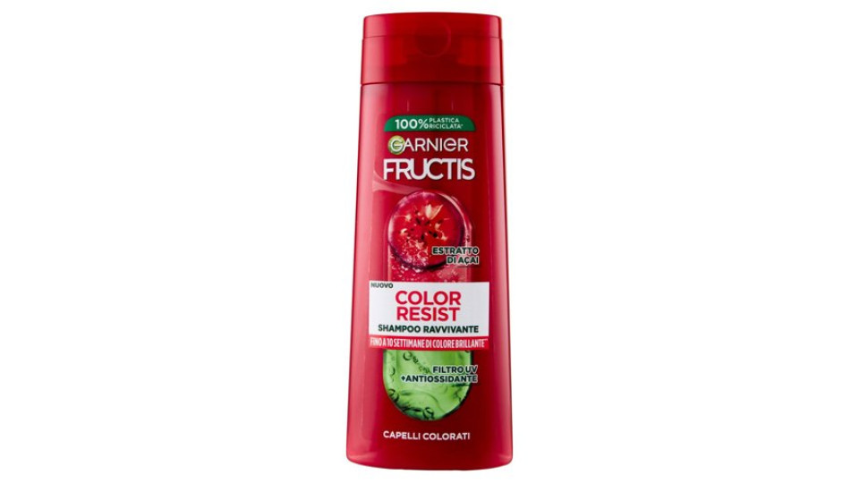 Garnier Fructis Shampoo Color Resist, shampoo ravvivante per capelli colorati 250 ml
