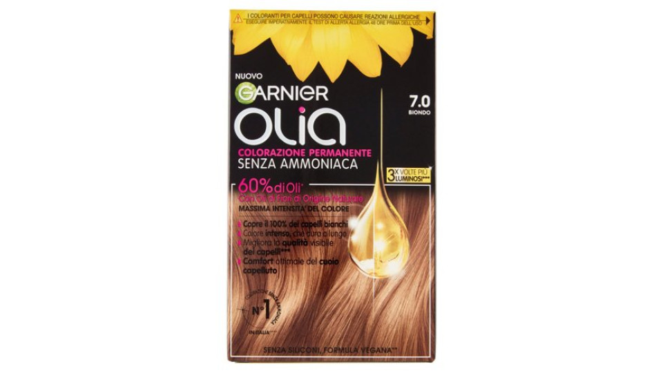 Garnier Olia Tinta Capelli, Senza Ammoniaca, Dark Blonde 70