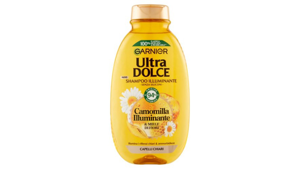 Garnier Shampoo Ultra Dolce Camomilla & Miele di Fiori Shampoo Illuminante 250 ml