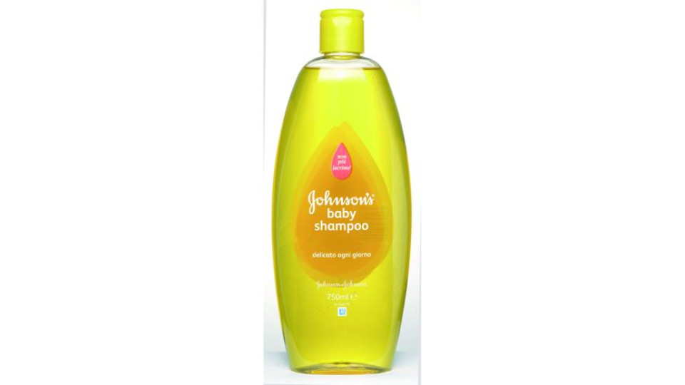 JOHNSON'S Baby, Shampoo per Bambini, Senza Coloranti Alcol e Sapone, per Tutta la Famiglia, 750ml