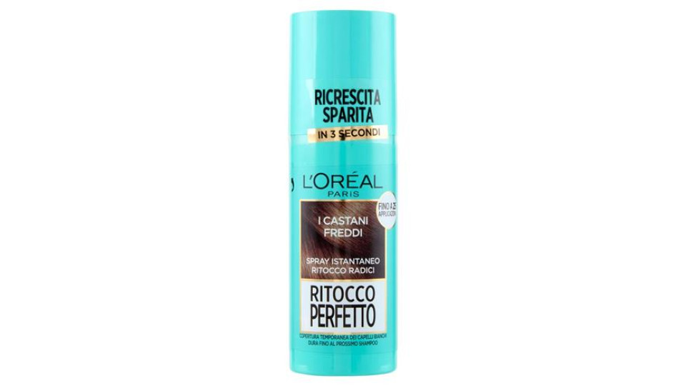 L'Oréal Paris Ritocco Perfetto Spray Istantaneo Ritocco Radici, i Castani, 75 ml