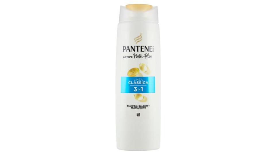 Pantene Pro-V Linea Classica 3 in 1 Shampoo + Balsamo + Trattamento Active Nutri-Plex 250 ml