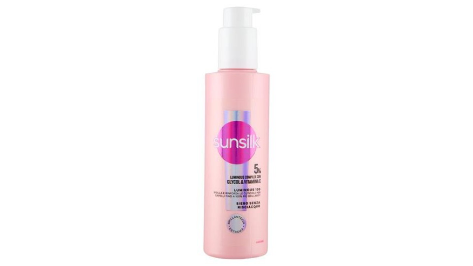 SUNSILK LUMINOUS SIERO 200ML