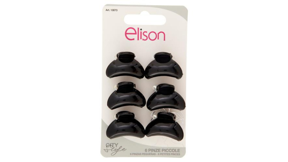 elison City Style Pinze Black Piccole 6 pz