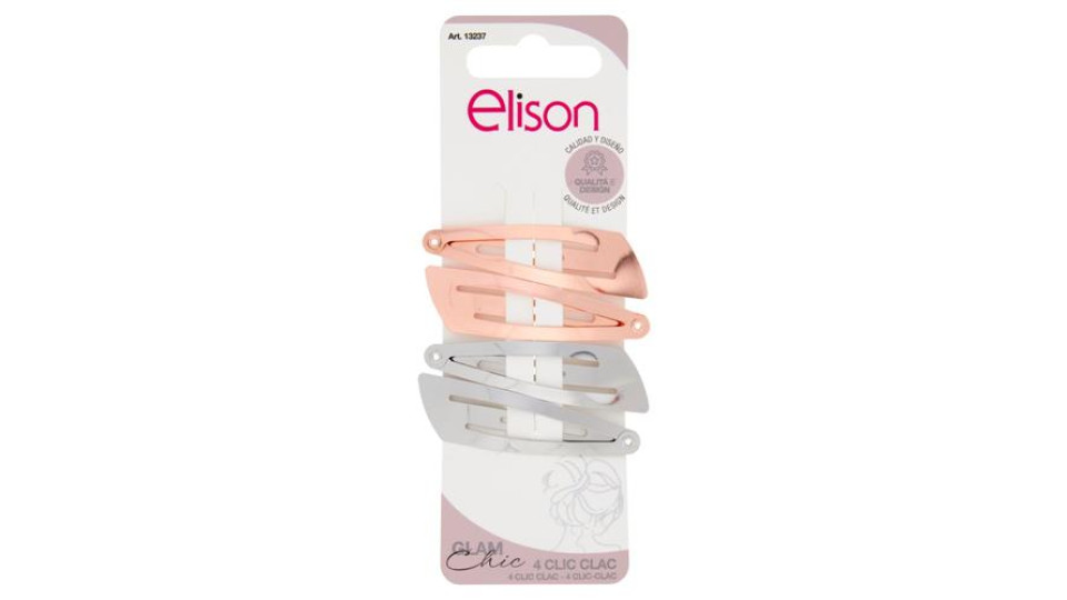 elison Glam Chic Clic Clac 4 pz