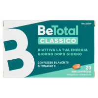 BeTotal Vitamina B, B6 Integratore per Riattivare l' Energia e Ridurre la Stanchezza 20 cpr 7,2 g
