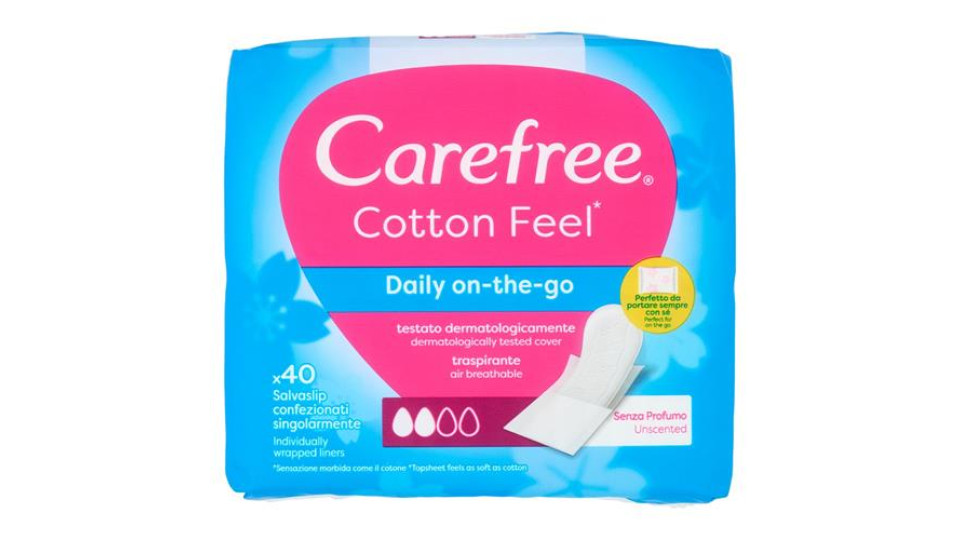 CAREFREE COTTON 40PZ SOFTPACK