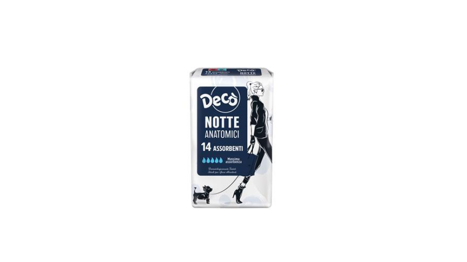 DECO ASSORB.ANAT.NOTTE SUP.X14