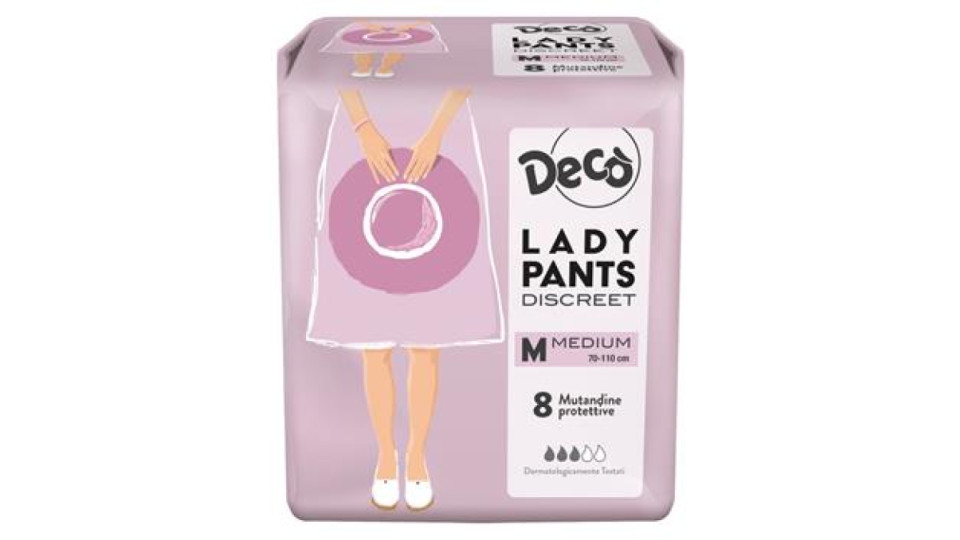 DECO LADY PANTS DISCREET M.8PZ