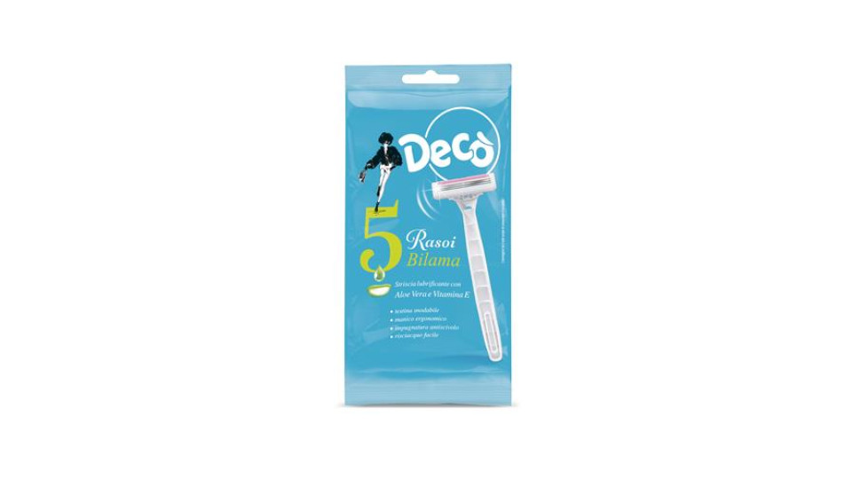 DECO RASOIO DONNA 2 LAME 5PZ