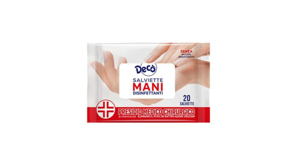 DECO SALVIETTE DISINF.MANI X20