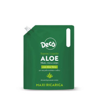 Decò Sapone Liquido Ricarica Aloce 1000ml in busta