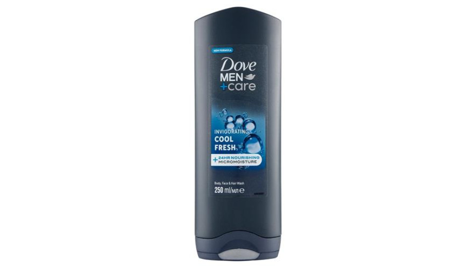 Dove Men+Care Invigorating Cool Fresh Body, Face & Hair Wash 250 ml