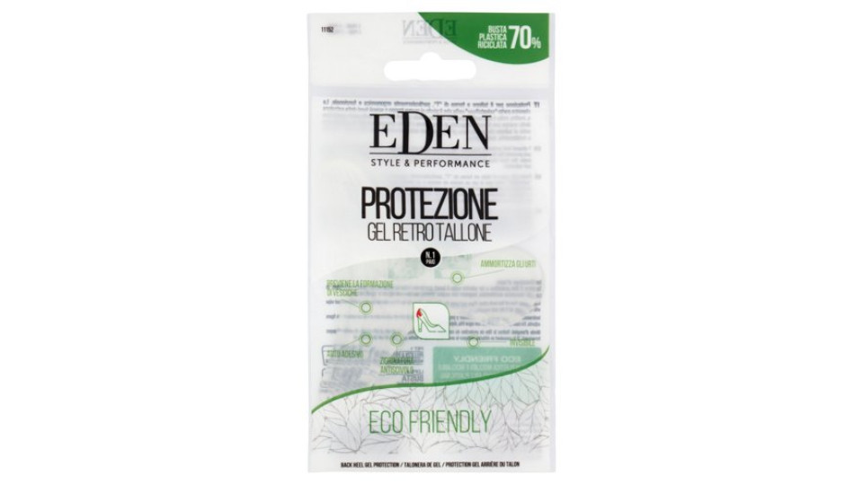 Eden Style & Performance Protezione Gel Retro Tallone 1 Paio