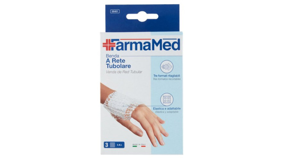 FarmaMed Benda a Rete Tubolare 3 pz