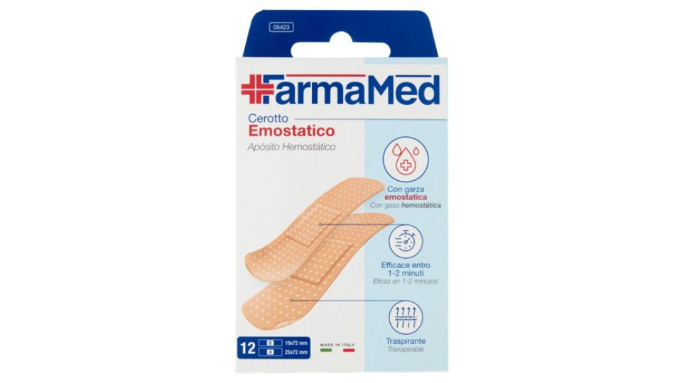 FarmaMed Cerotto Emostatico 12 pz