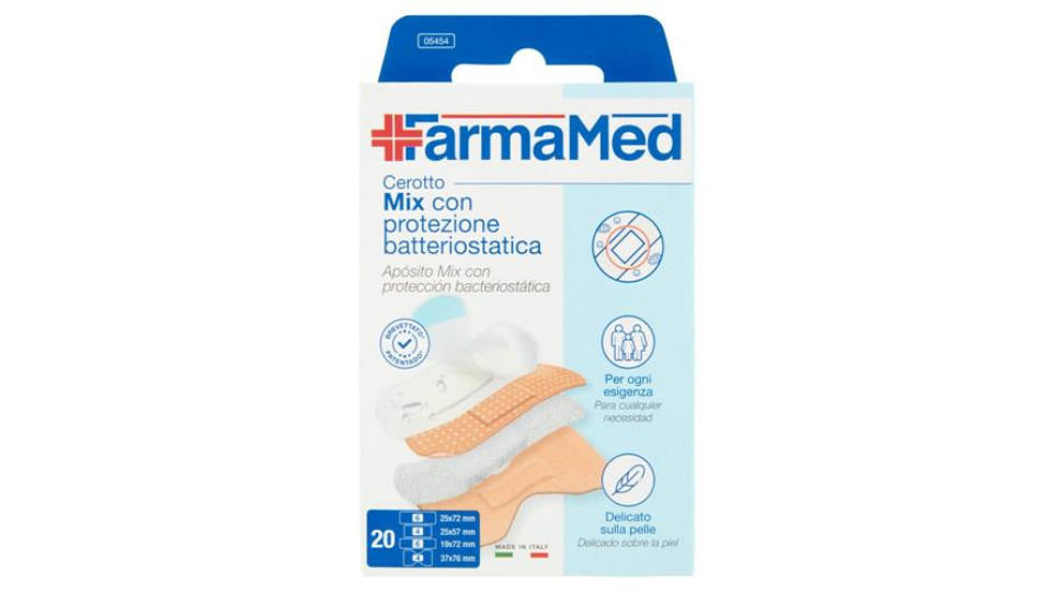 FarmaMed Cerotto Mix con protezione batteriostatica 20 pz