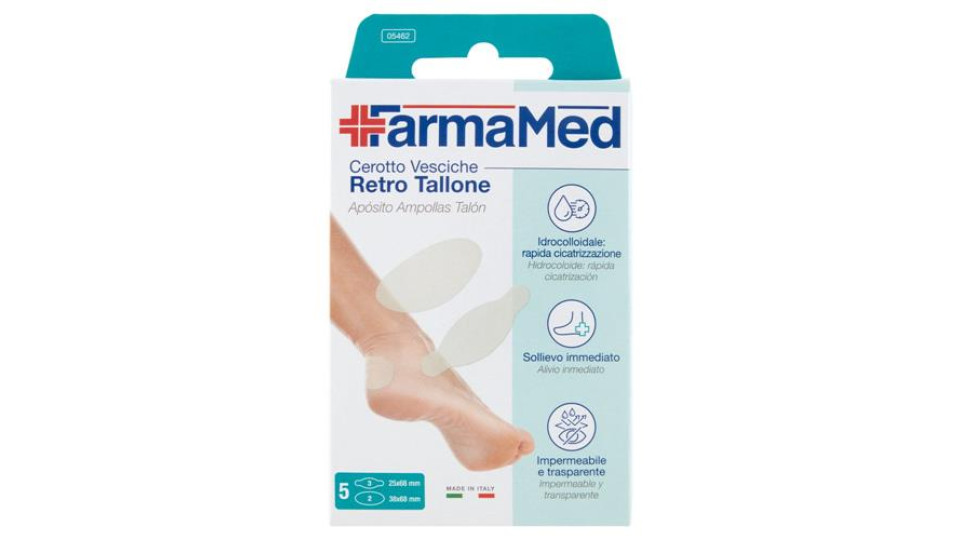 FarmaMed Cerotto Vesciche Retro Tallone 5 pz