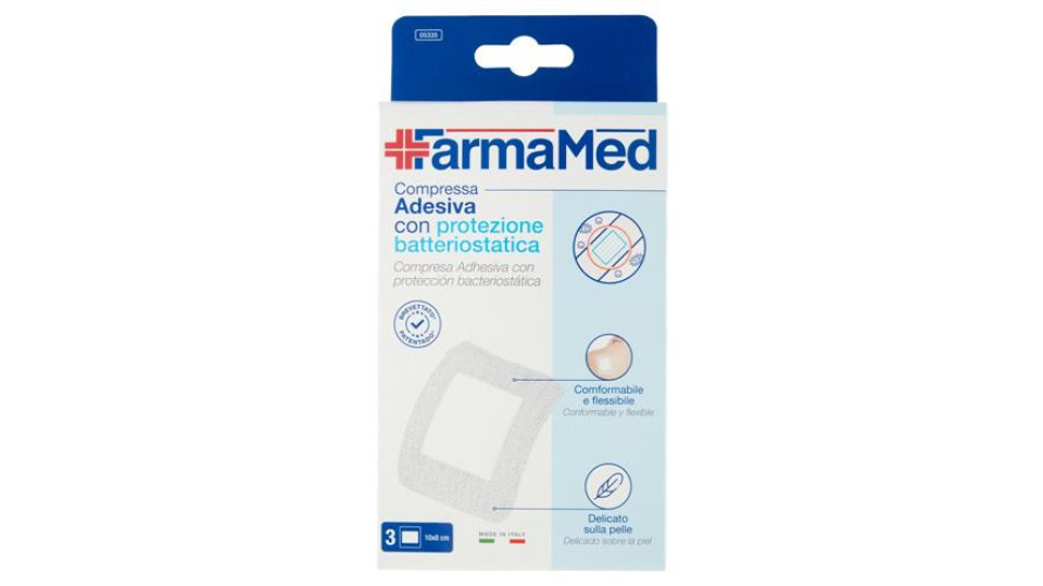 FarmaMed Compressa Adesiva con protezione batteriostatica 3 pz