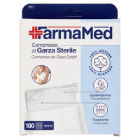 FarmaMed Compressa di Garza Sterile 10x10 cm 100 pz