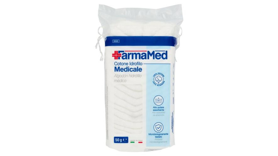 FarmaMed Cotone Idrofilo Medicale 50 g