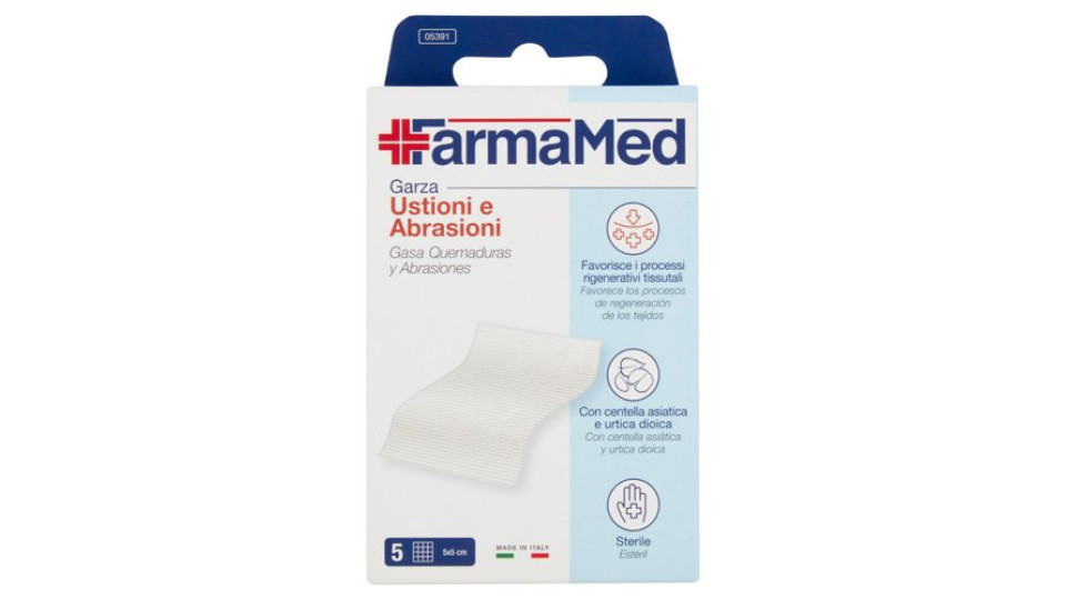 FarmaMed Garza Ustioni e Abrasioni 5 pz