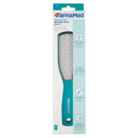 FarmaMed Raspa Piedi Acciaio Inox 2 in 1 1 pz
