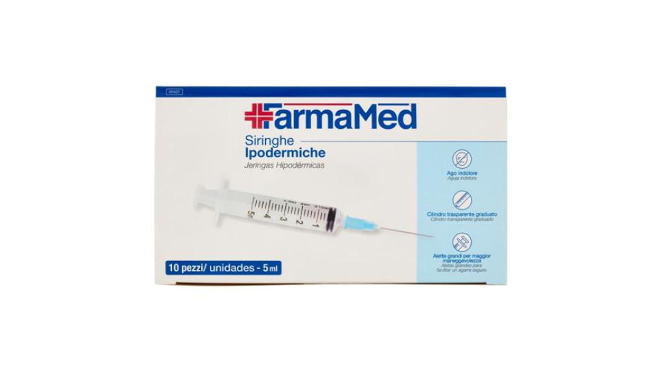 FarmaMed Siringhe Ipodermiche 5ml 10 pz