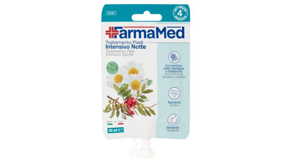 FarmaMed Trattamento Piedi Intensivo Notte 20 ml
