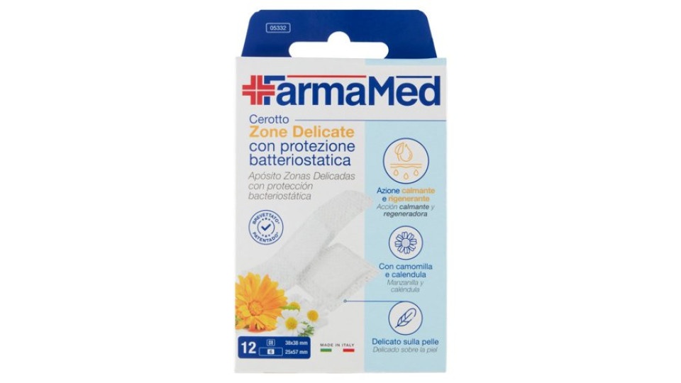 FarmaMed Zone Delicate con protezione batteriostatica 12 pz