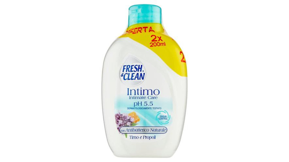 Fresh & Clean Intimo pH 5.5 Extra Fresco Aloe Vera e Salvia 2 x 200 ml