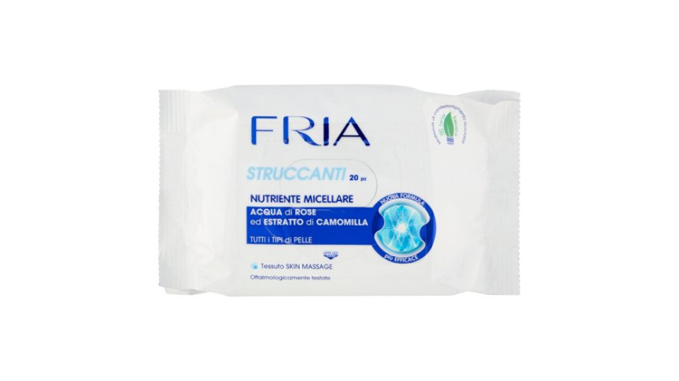 Fria Struccanti Nutriente Micellare Tutti i Tipi di Pelle 20 pz