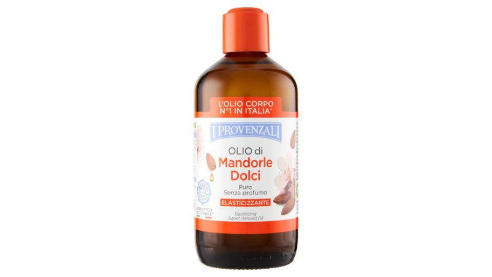 I Provenzali Olio di Mandorle Dolci Puro Senza profumo Elasticizzante 250 ml