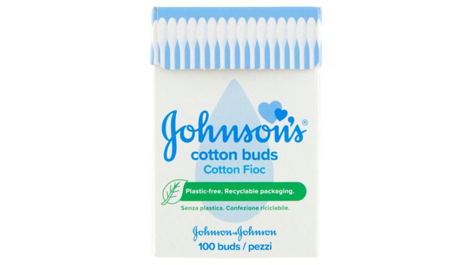 JOHNSON'S Baby, Cotton Fioc, 100% in Puro Cotone, per Tutta La Famiglia, 100pz