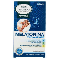 L'Angelica Advance Melatonina Tripla Azione 40 capsule 11,2 g