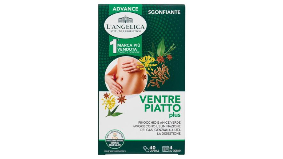 L'Angelica Advance Ventre Piatto plus 40 Capsule 21,4 g