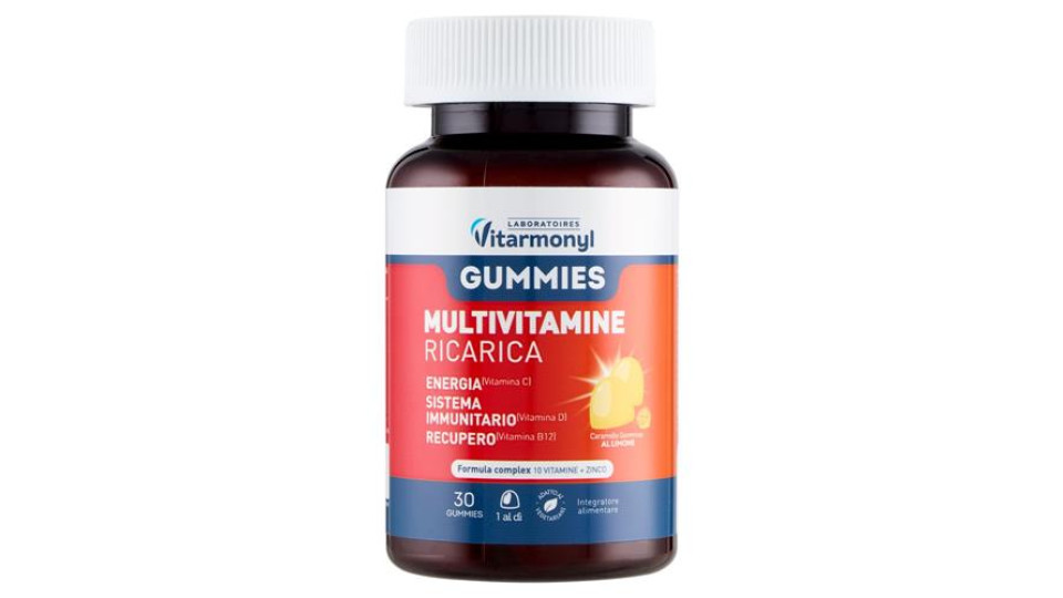Laboratoires Vitarmonyl Gummies Multivitamine Ricarica 30 Gummies 75 g