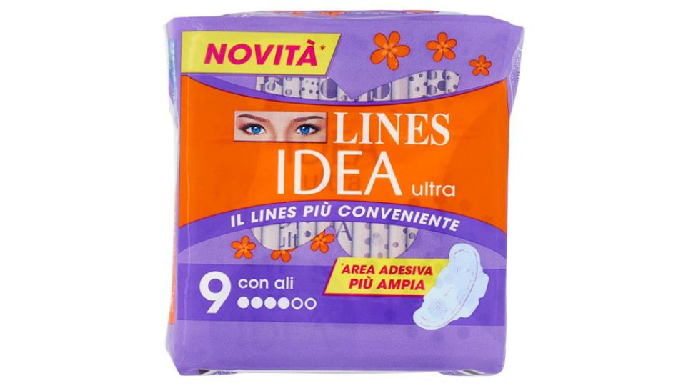 Lines Idea ultra con ali 9 pz