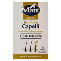 Matt Bellezza Biorifoltin Capelli 30 capsule 16,5 g