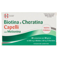 Matt Divisione Pharma Metionina e Biotina retard Capelli 30 compresse 30,6 g