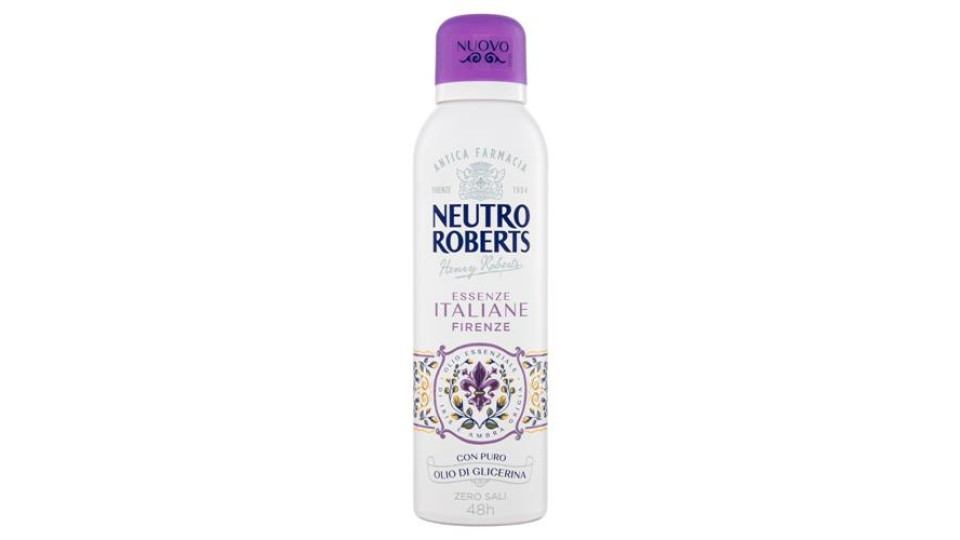 Neutro Roberts Essenze Italiane Firenze Olio Essenziale di Iris e Ambra Grigia 200 ml