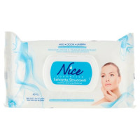 Nice cosmetics Salviette Struccanti per tutti i tipi di pelle 40 pz